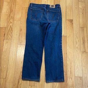 Men's Straight-Leg Jeans in Dark Blue - Timeless Casual Style